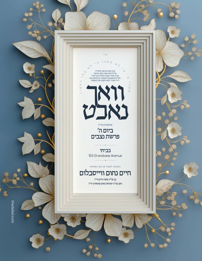 Vach Nacht invitation design